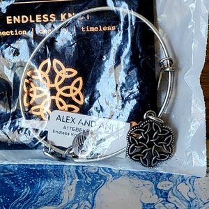 📿 Alex and Ani Endless Knot Bangle Bracelet Sealed in distributor packaging